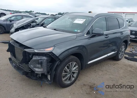 2019 Hyundai Santa Fe Sel Plus z USA, uszkodzony, nr VIN 5NMS3CAD6KH044767